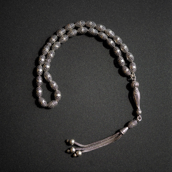 Ferman - Oxidized Fusion Silver Tasbeeh - WATE023