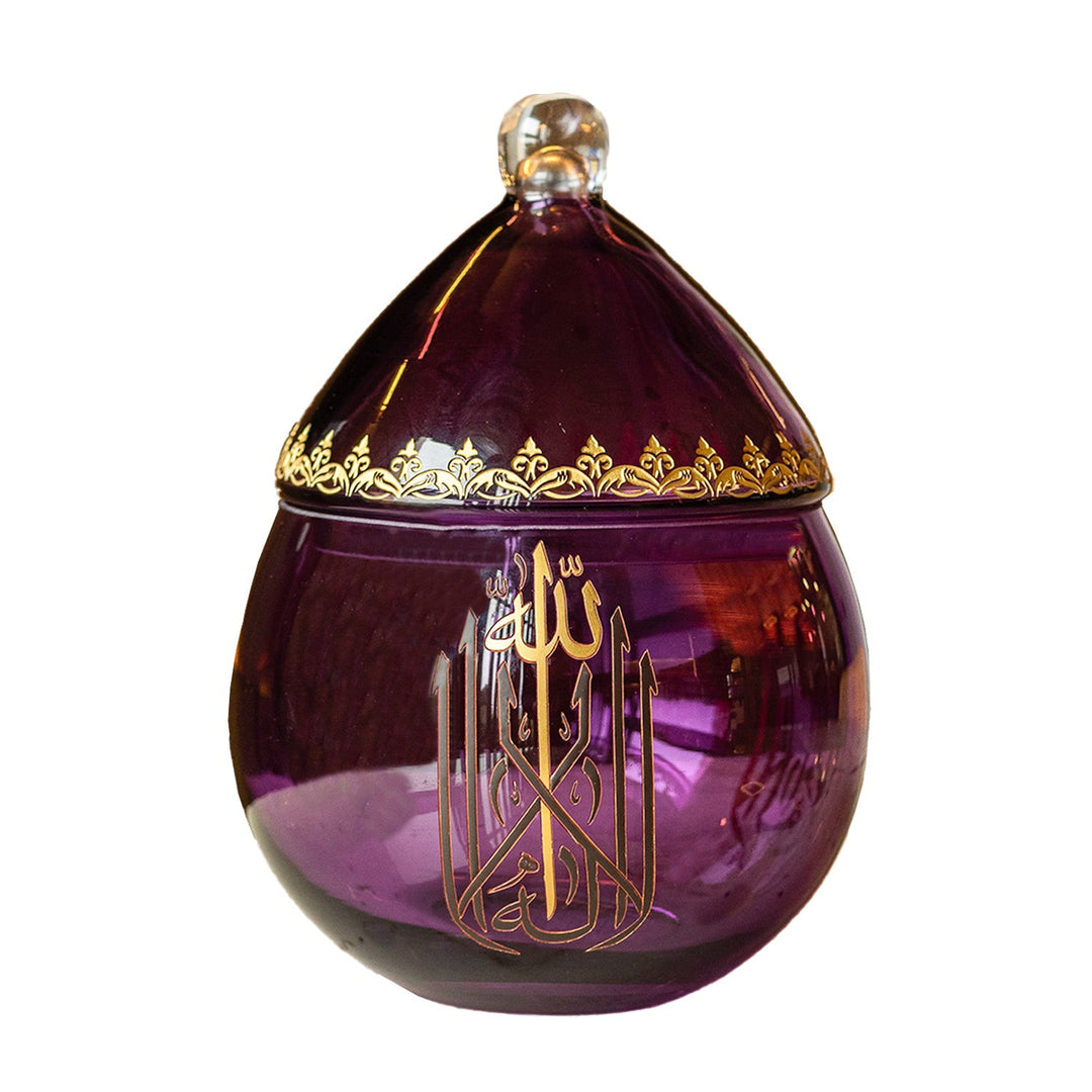 Binnur Purple Glass Candy Bowl - WAMC006