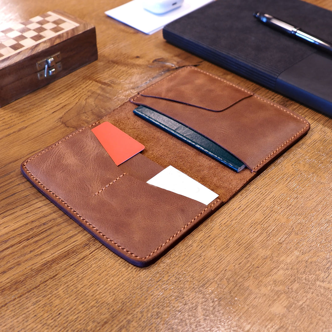 Leather Passport Wallet - WAMD004