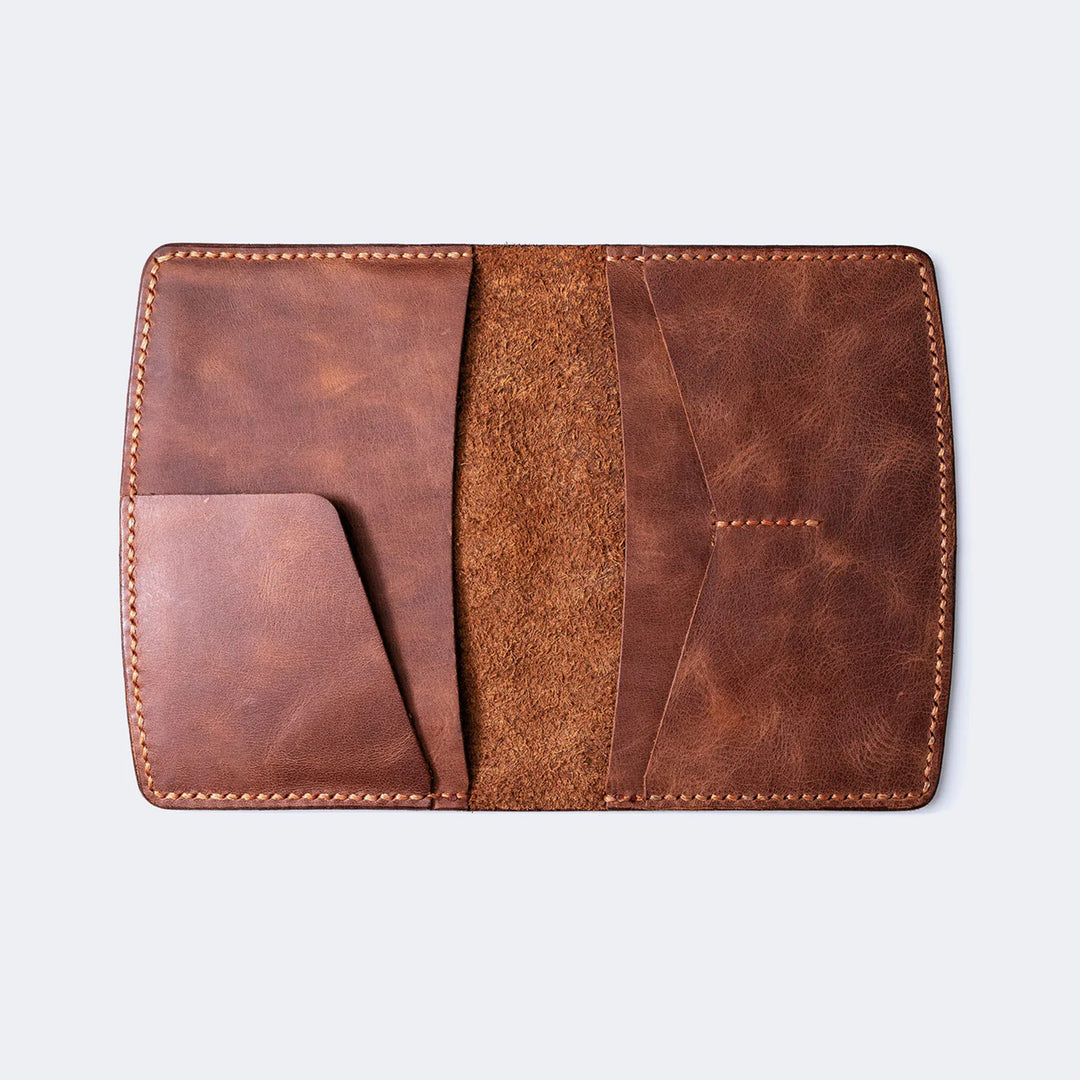 Leather Passport Wallet - WAMD004