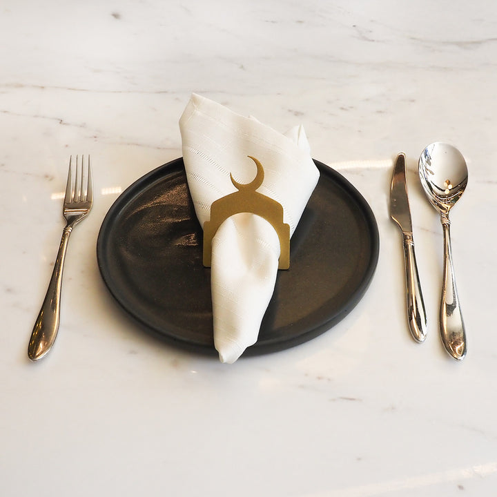Hilal Metal Napkin Ring (Set of 12) - WAMH204