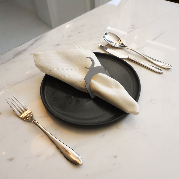 Hilal Metal Napkin Ring (Set of 12) - WAMH204