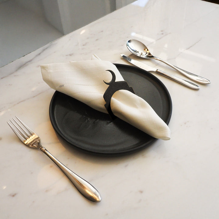 Hilal Metal Napkin Ring (Set of 12) - WAMH204