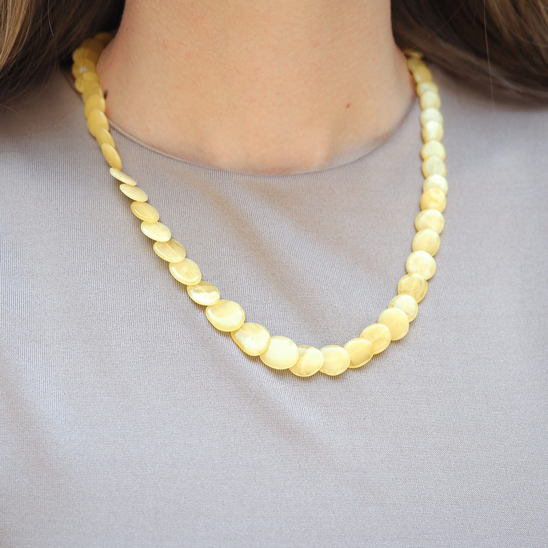 Natural Amber Necklace for Women - WAMT028