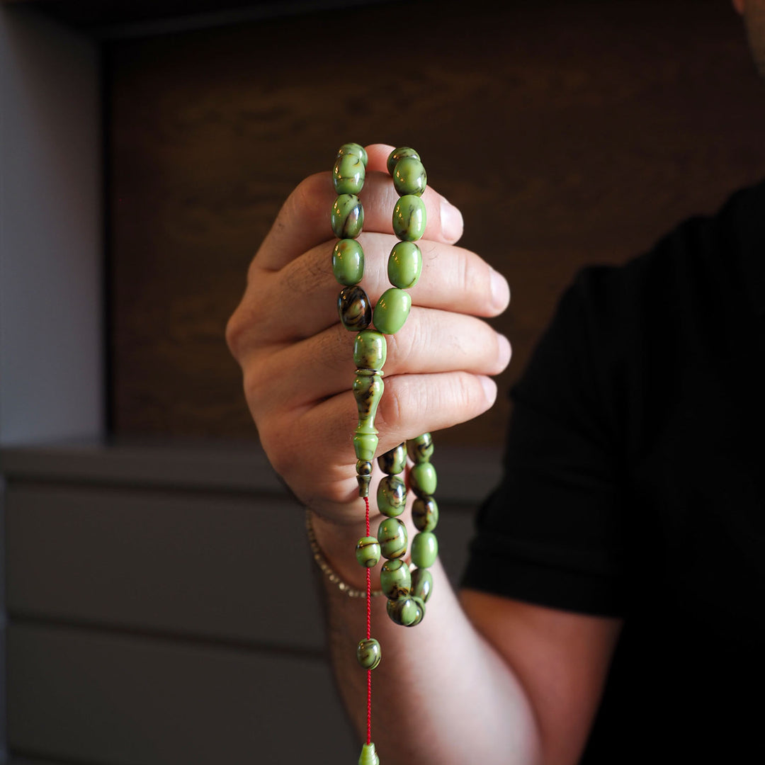 Custom Cast Transparent Drilling Catalin Tasbeeh – WATD022