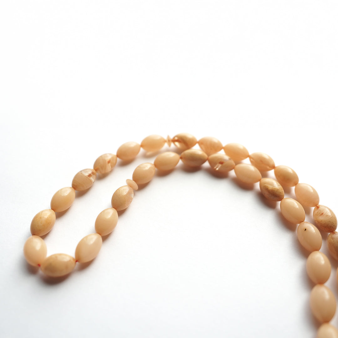 Handcrafted Pressed Fire Amber Tasbeeh Silver Tassel – WATD117