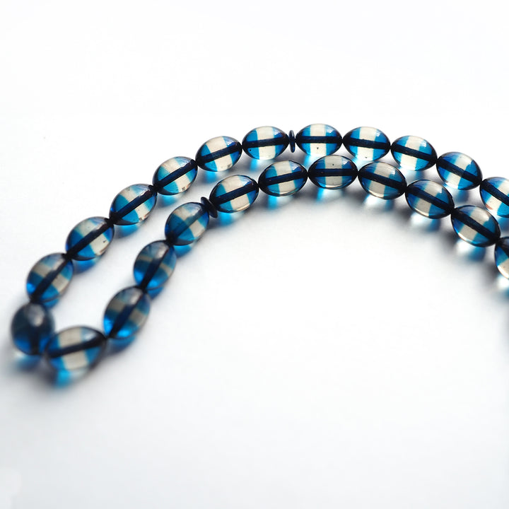 Handcrafted Graded Pressed Fire Amber Tasbeeh Silver Tassel – WATD128