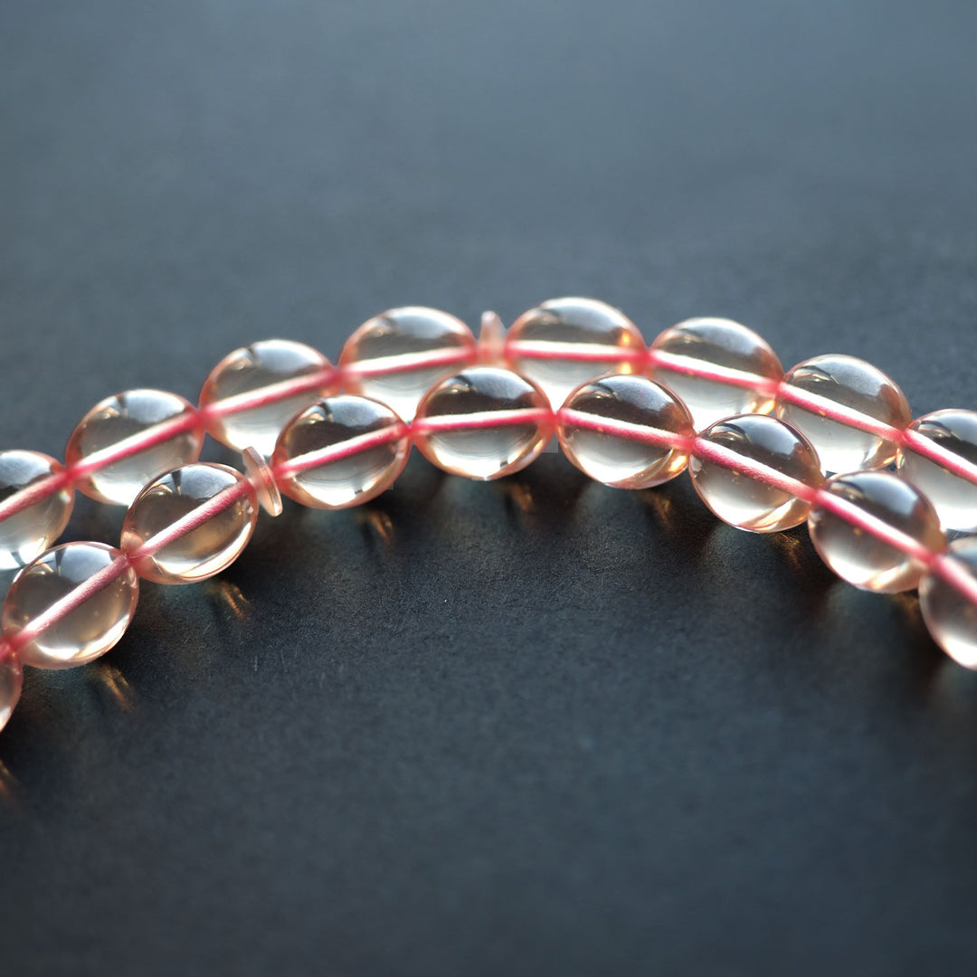 Handcrafted Pressed Fire Amber Tasbeeh – Oval-Cut Beads – WATD147