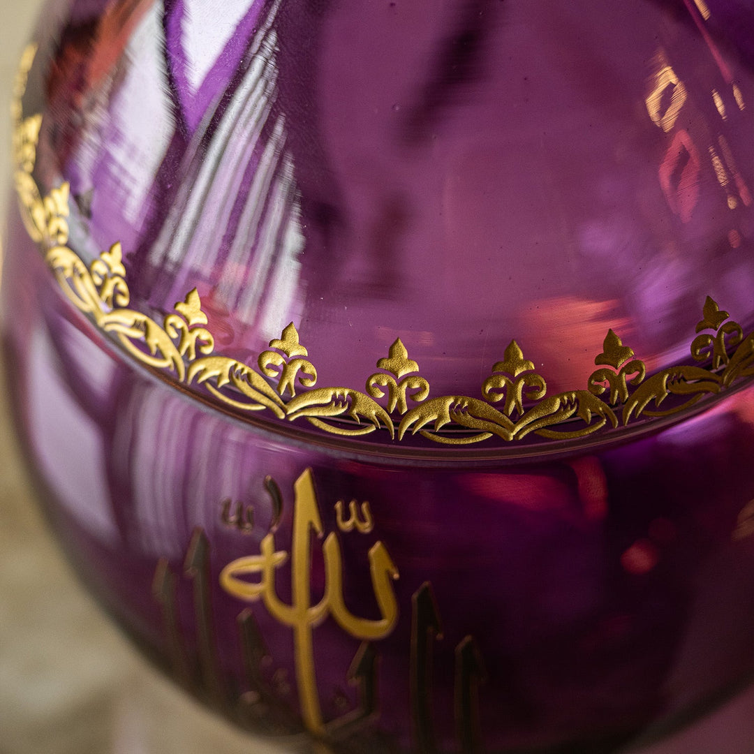 Binnur Purple Glass Candy Bowl - WAMC006