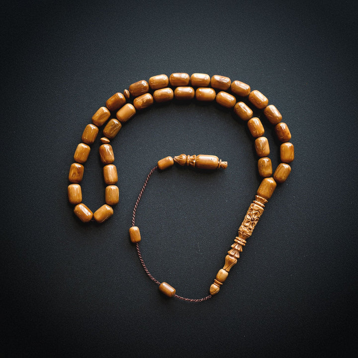 Kuka Wood Tasbeeh Special Carved Imam Bead – WATD075