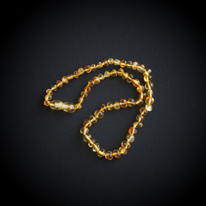 Natural Amber Necklace for Children - WAMT052