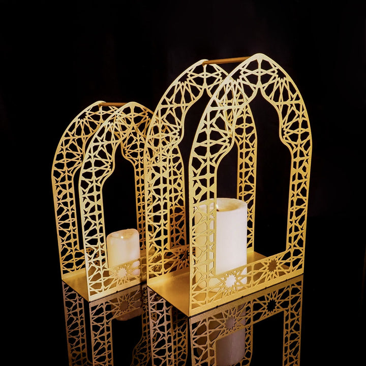 Metal Ramadan Candle Holder Set of 2 - WAMH168