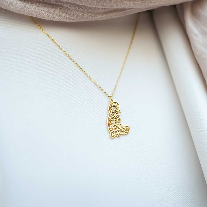 Shahada Written Silver Necklace - WAMT019