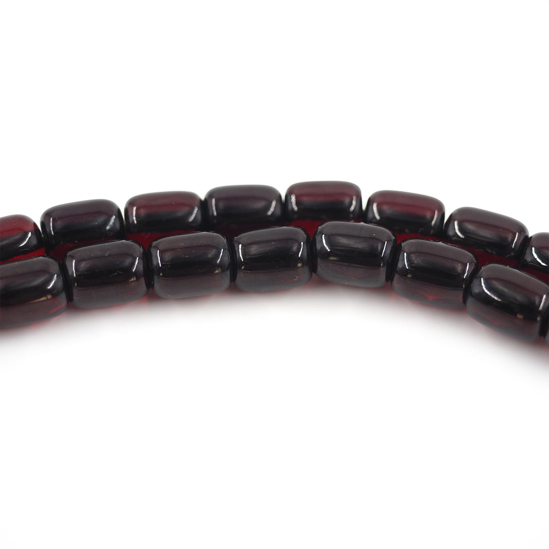 Special Edition Black Diamond Fire Amber Tasbeeh with Faceted Beads - WATD645