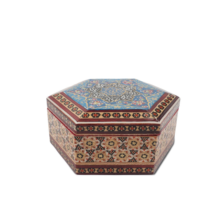 Handcrafted Hatem Inlaid Wooden Decorative Box - WAAH287