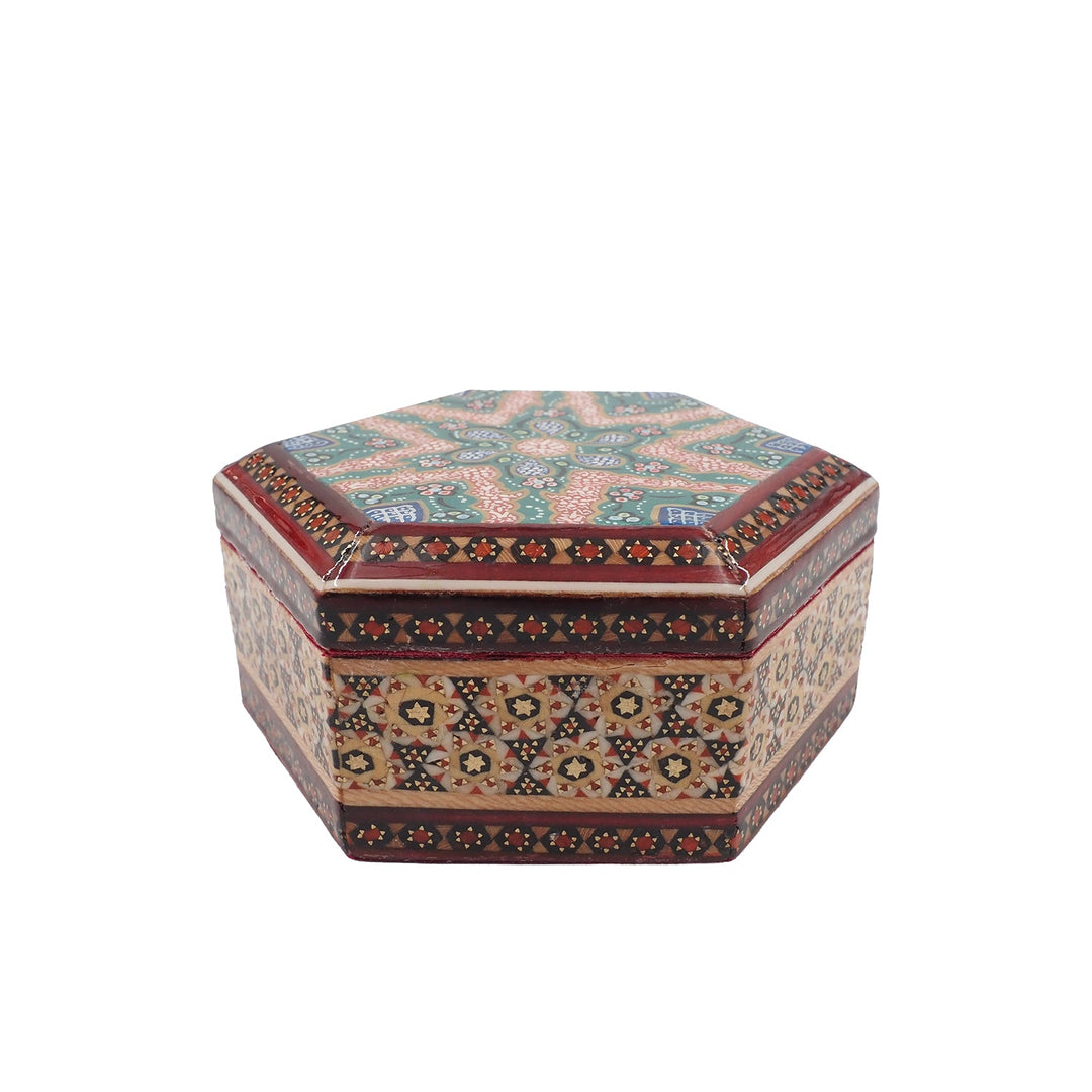 Handcrafted Hatem Inlaid Wooden Decorative Box - WAAH299