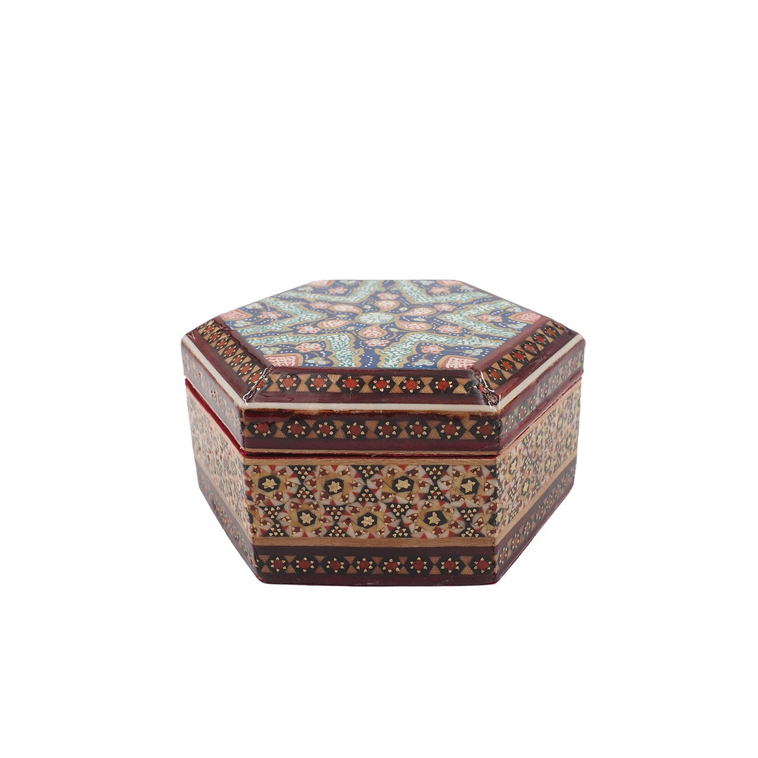 Handcrafted Hatem Inlaid Wooden Decorative Box - WAAH303