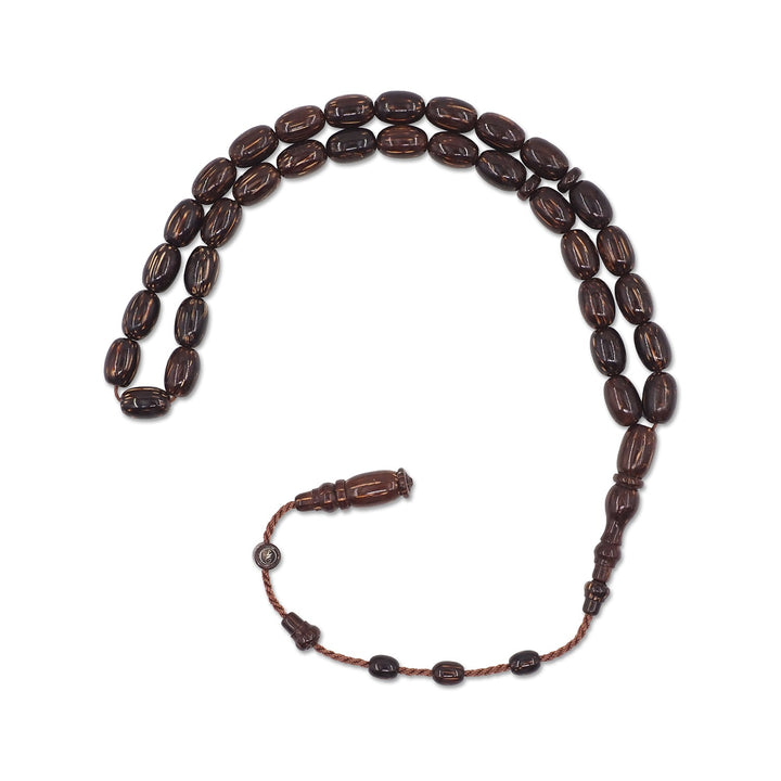 Master-Crafted Glazed Kuka Capsule-Cut Tasbeeh - WATD854