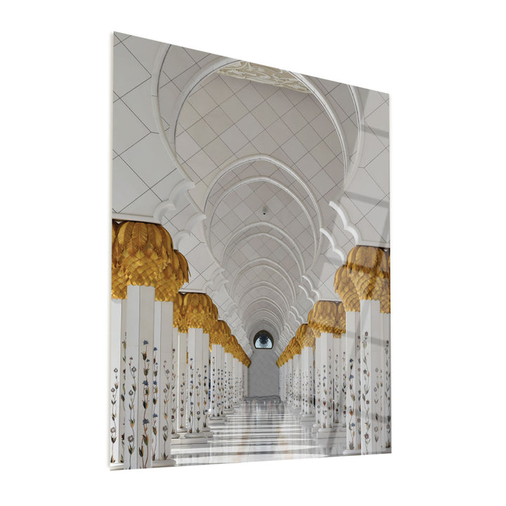Art mural islamique en verre de la Grande Mosquée Sheikh Zayed - WTC005