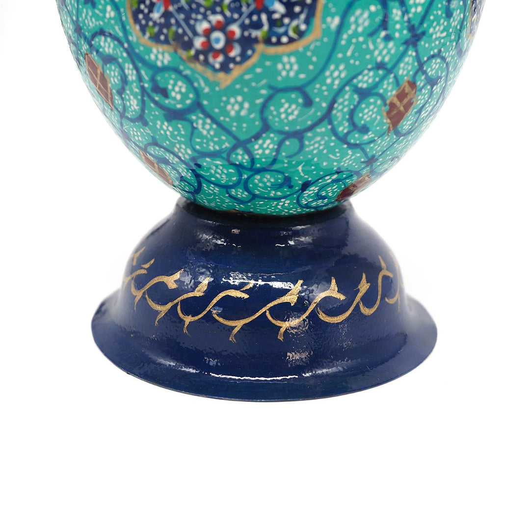 Traditional Motif | Persian Hand-Embellished Ostrich Egg Decor - WAAH014