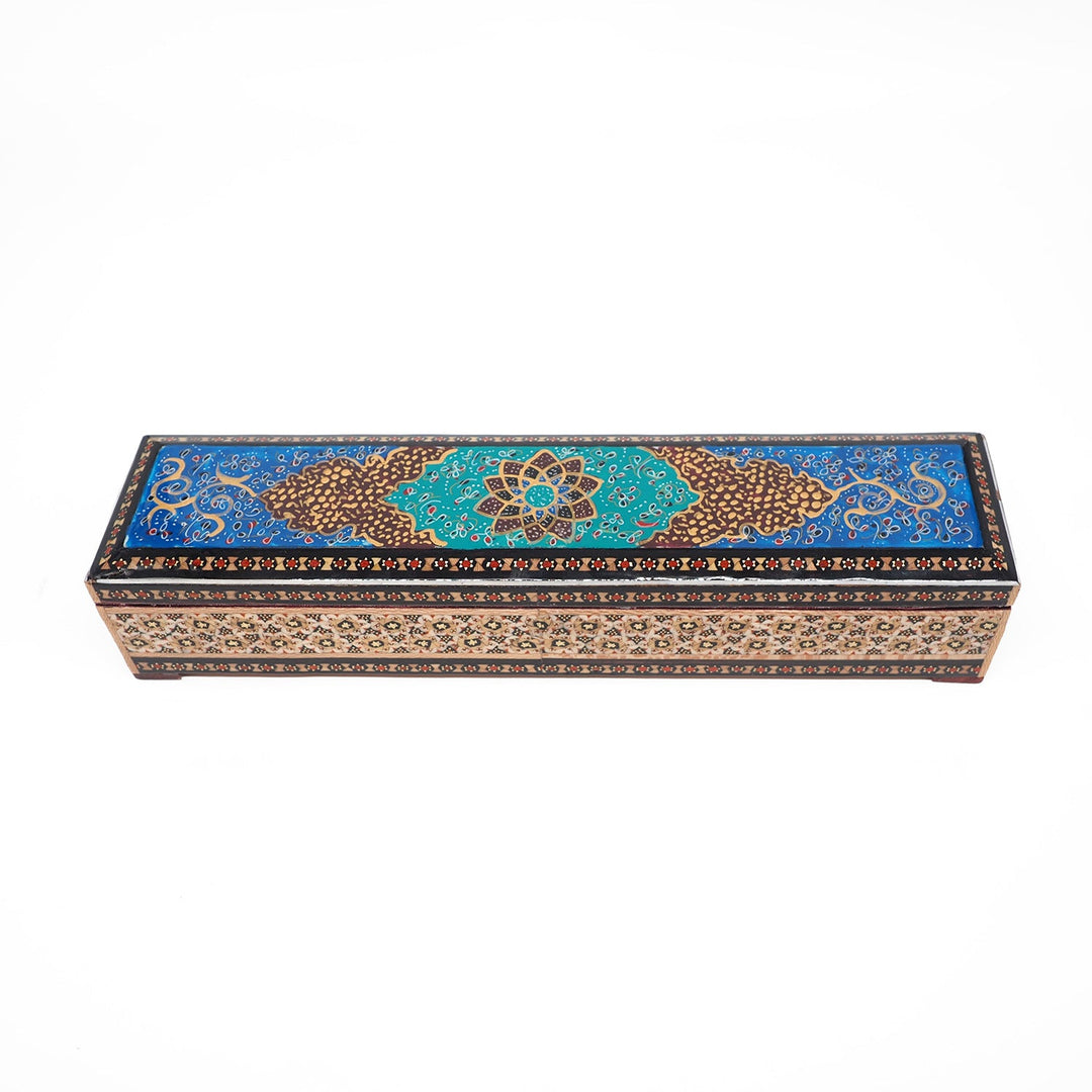Hatem-Inlaid Wooden Box - WAAH025