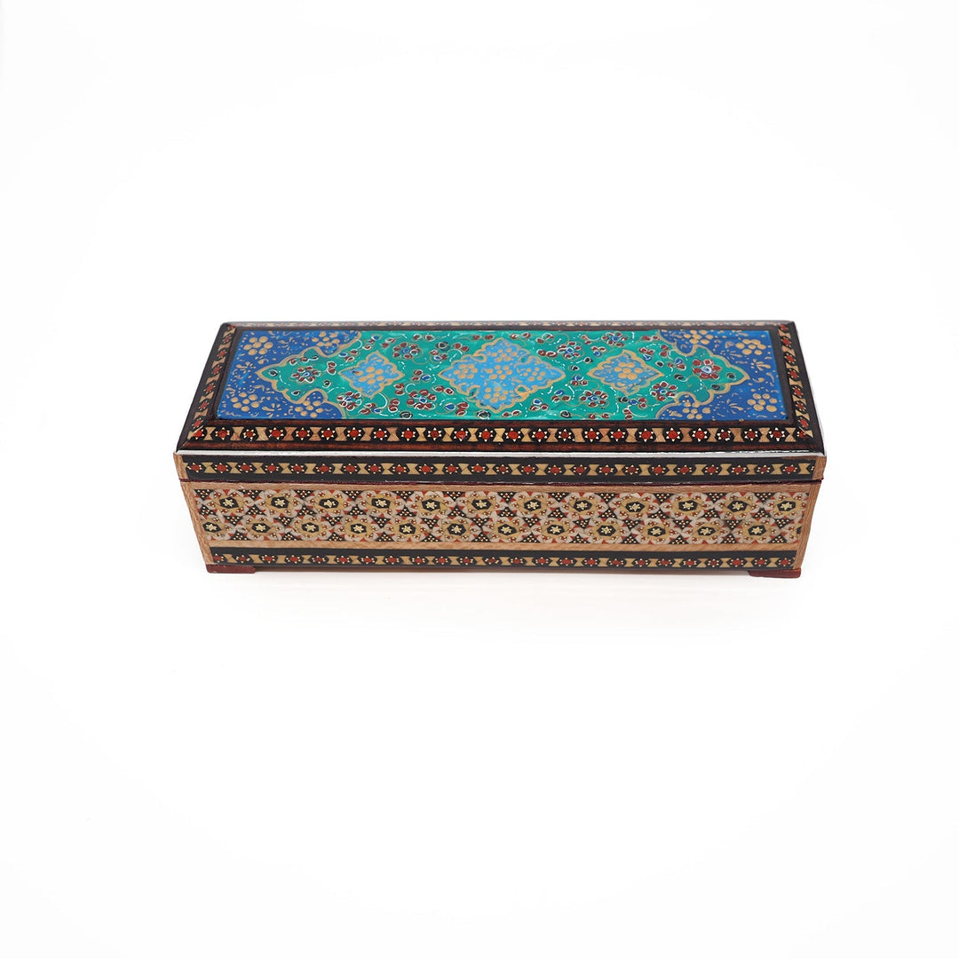 Hatem-Inlaid Wooden Box - WAAH026