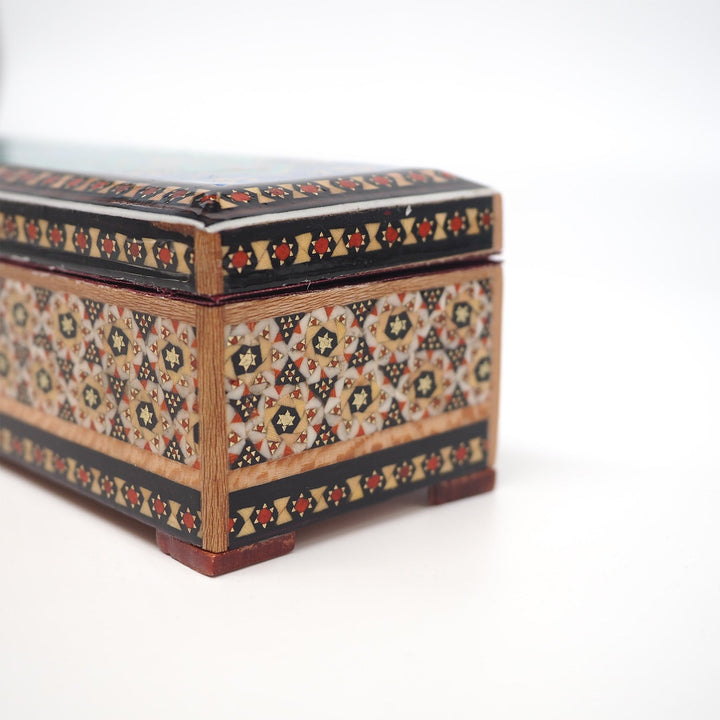 Hatem-Inlaid Wooden Box - WAAH026
