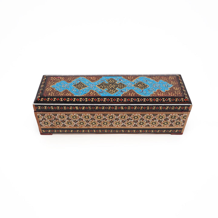Hatem-Inlaid Wooden Box - WAAH029