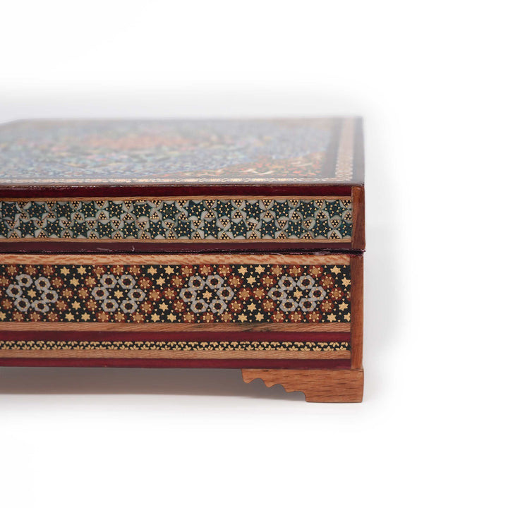 Hatem-Inlaid Wooden Box - WAAH030