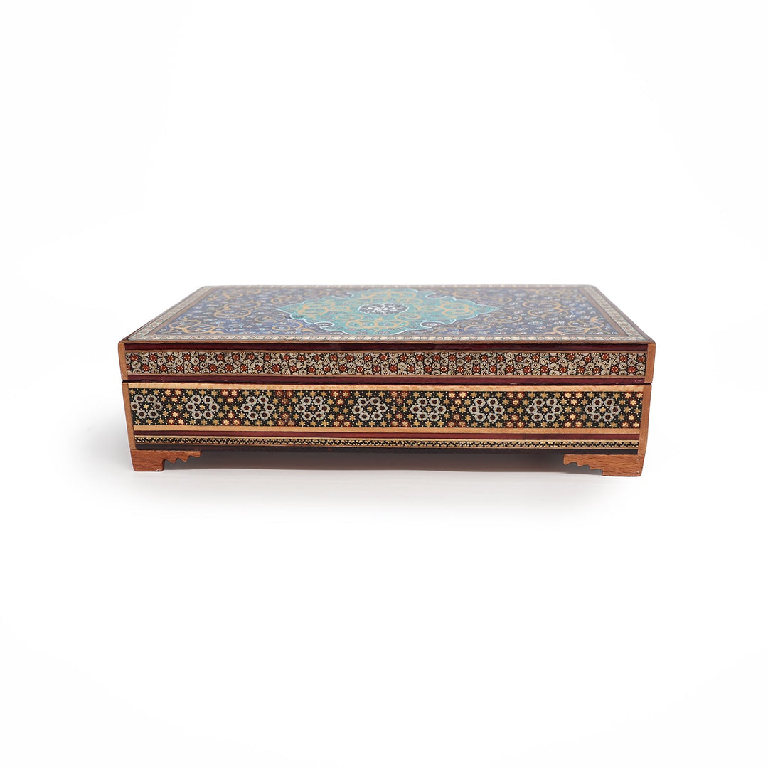 Hatem-Inlaid Wooden Box - WAAH031