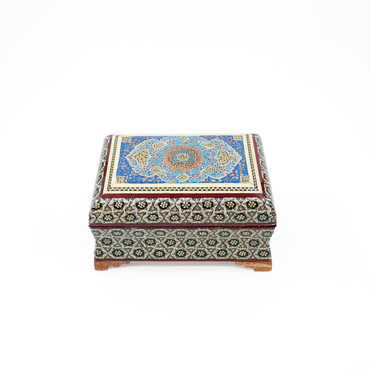 Hatem-Inlaid Wooden Box - WAAH035