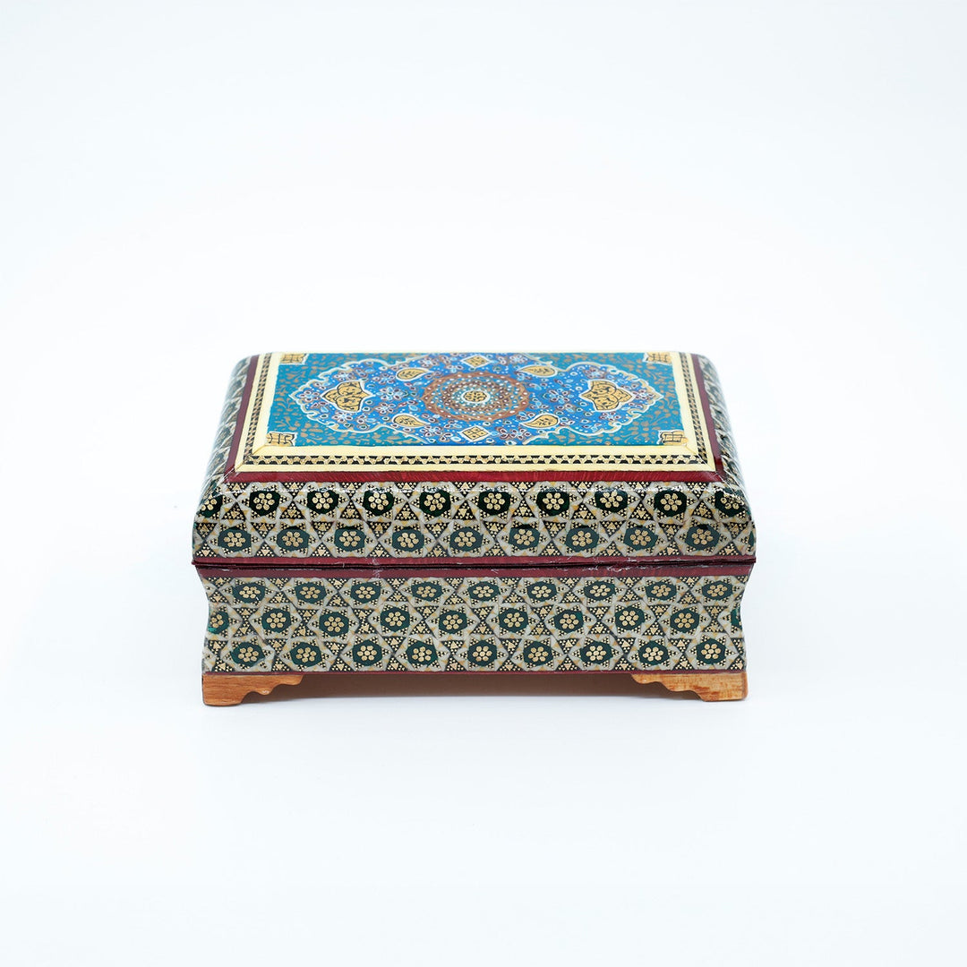 Hatem-Inlaid Wooden Box - WAAH036