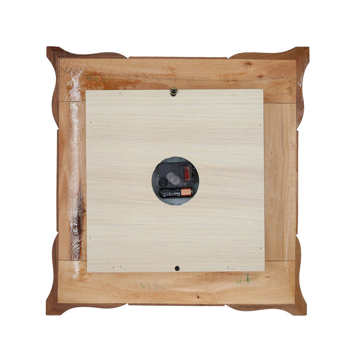 Handmade Hatem-Inlaid Wooden Wall Clock – WAAH151