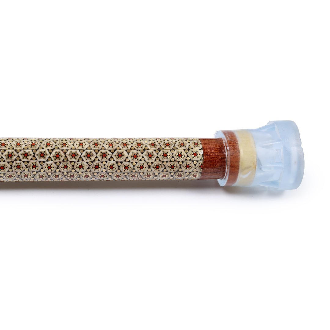 Handmade Hatem-Inlaid Wooden Walking Cane – WAAH178