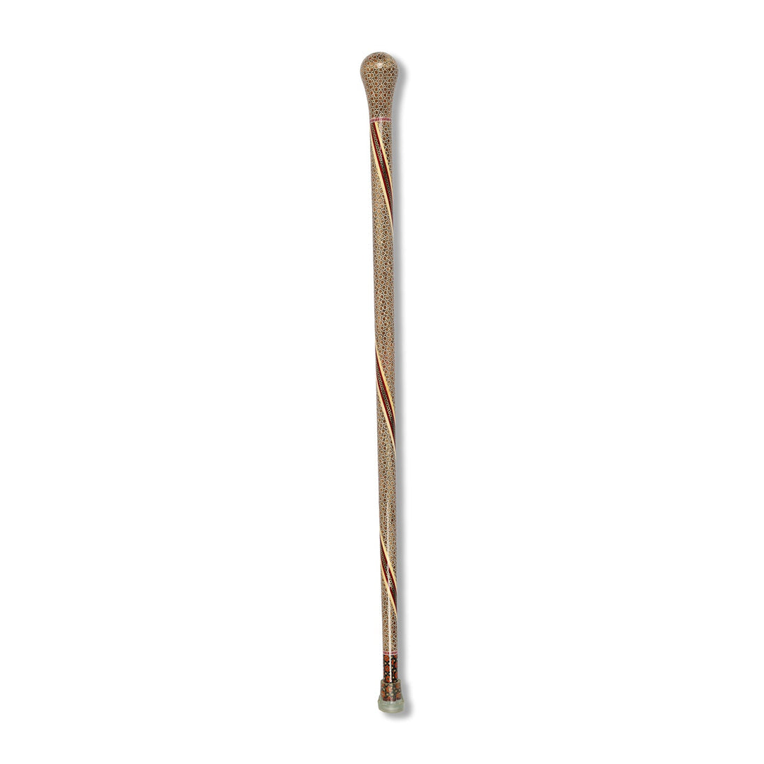Handmade Hatem-Inlaid Wooden Walking Cane – WAAH184