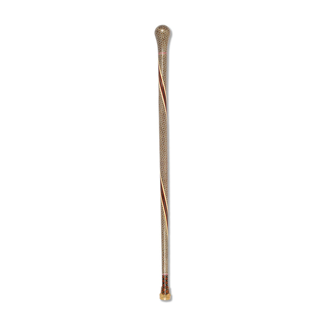 Handmade Hatem-Inlaid Wooden Walking Cane – WAAH186