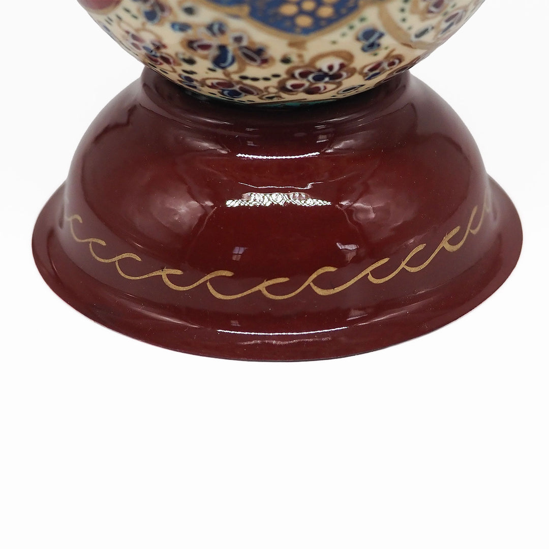 Hand-Embellished Natural Ostrich Egg Ornament – WAAH194