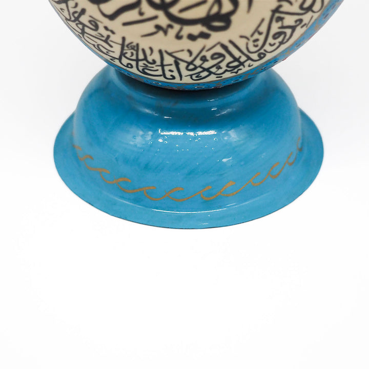 Hand-Embellished Natural Ostrich Egg Ornament – WAAH212