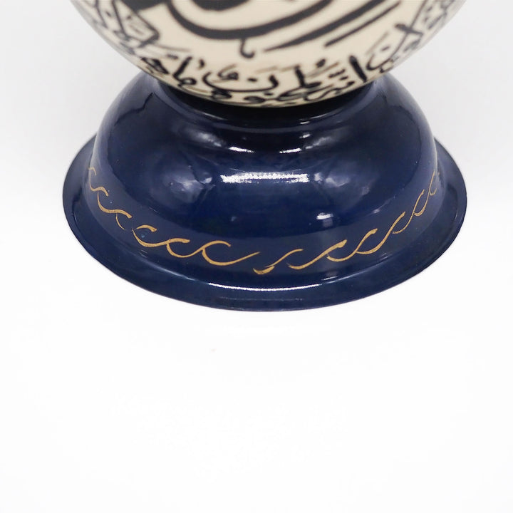 Hand-Embellished Natural Ostrich Egg Ornament – WAAH213