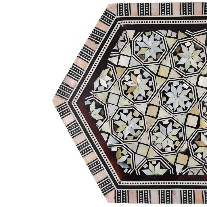 Handcrafted Mother-of-Pearl Inlaid Wooden Box - WAAH242