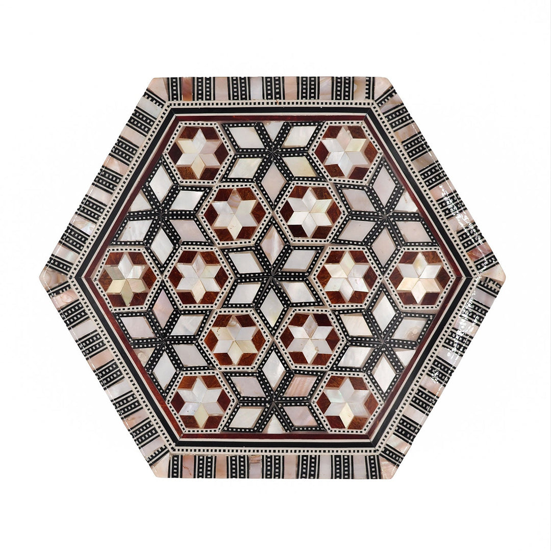 Handcrafted Mother-of-Pearl Inlaid Wooden Box - WAAH243