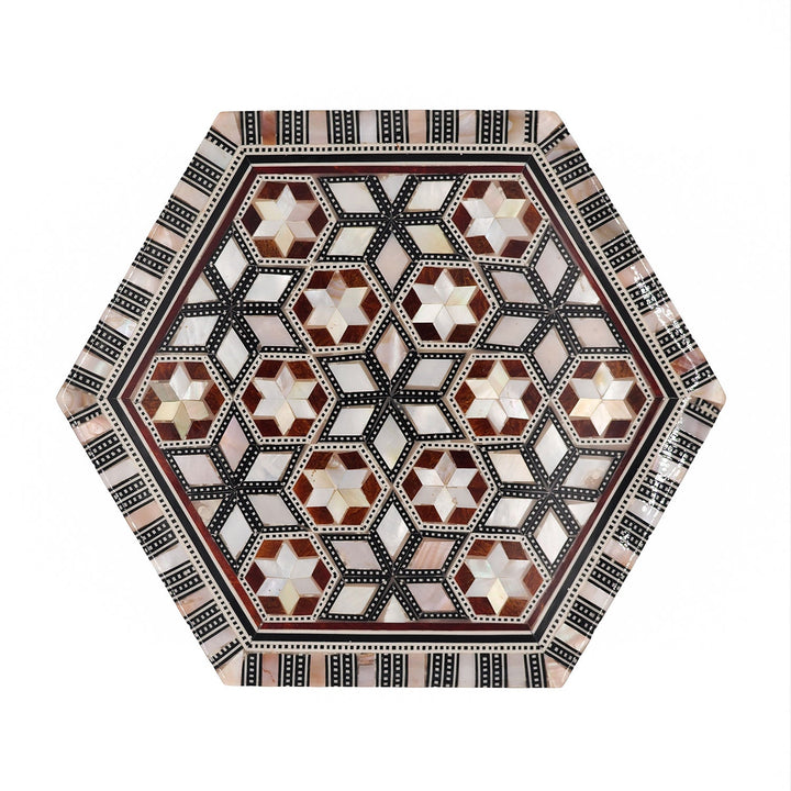 Handcrafted Mother-of-Pearl Inlaid Wooden Box - WAAH243