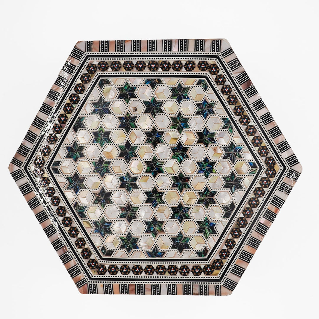 Handcrafted Mother-of-Pearl Inlaid Wooden Box - WAAH244