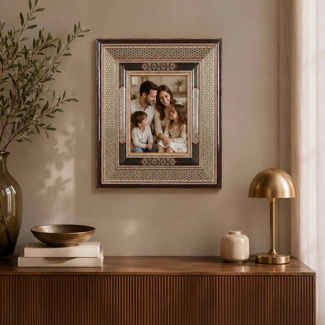 Handcrafted Hatem Inlaid Wooden Frame - WAAH255