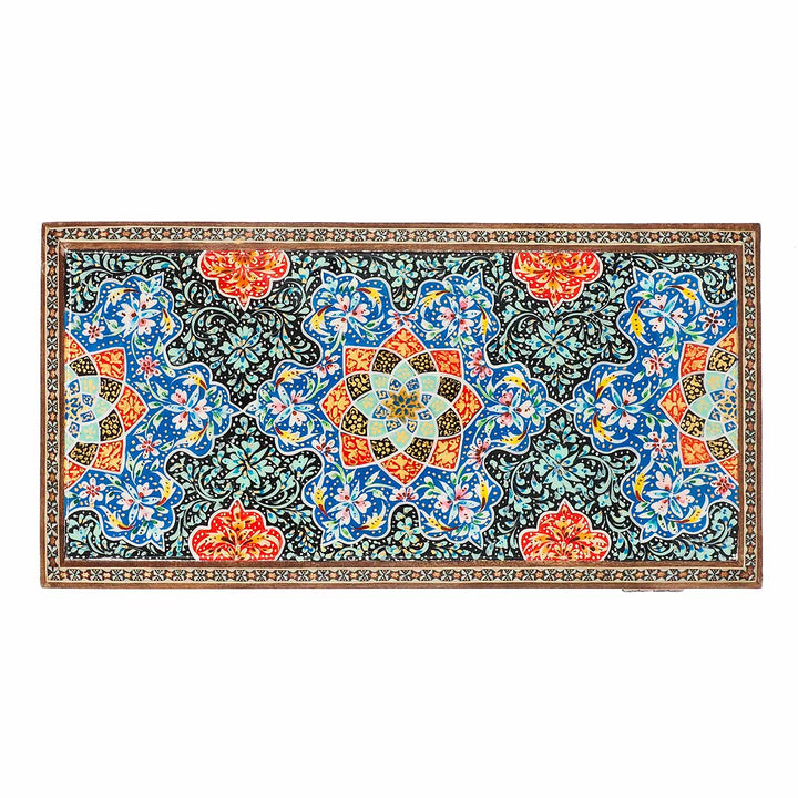 Handcrafted Hatem-Inlaid Wooden Box - WAAH276