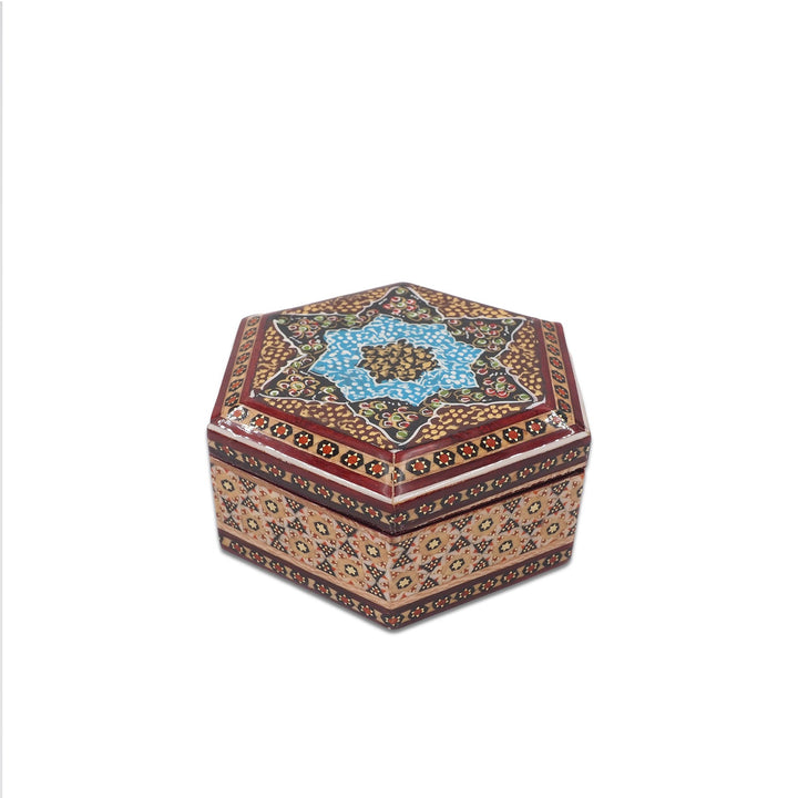 Handcrafted Hatem Inlaid Wooden Decorative Box - WAAH286