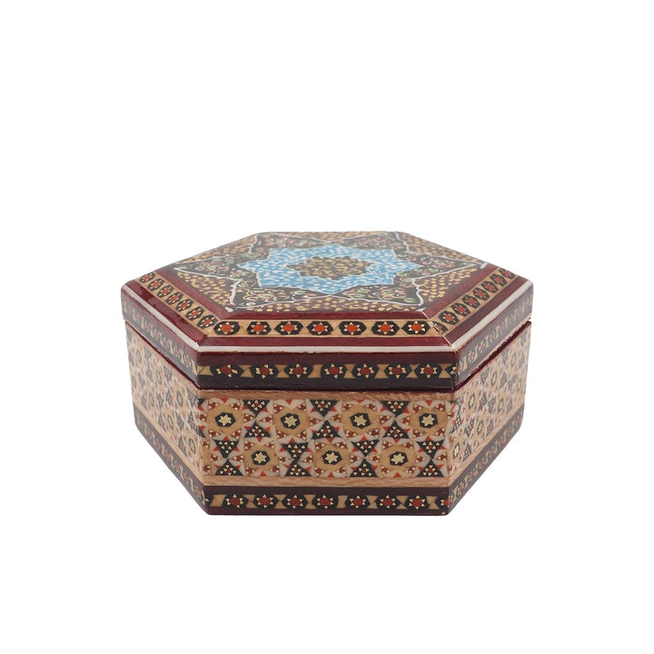 Handcrafted Hatem Inlaid Wooden Decorative Box - WAAH286