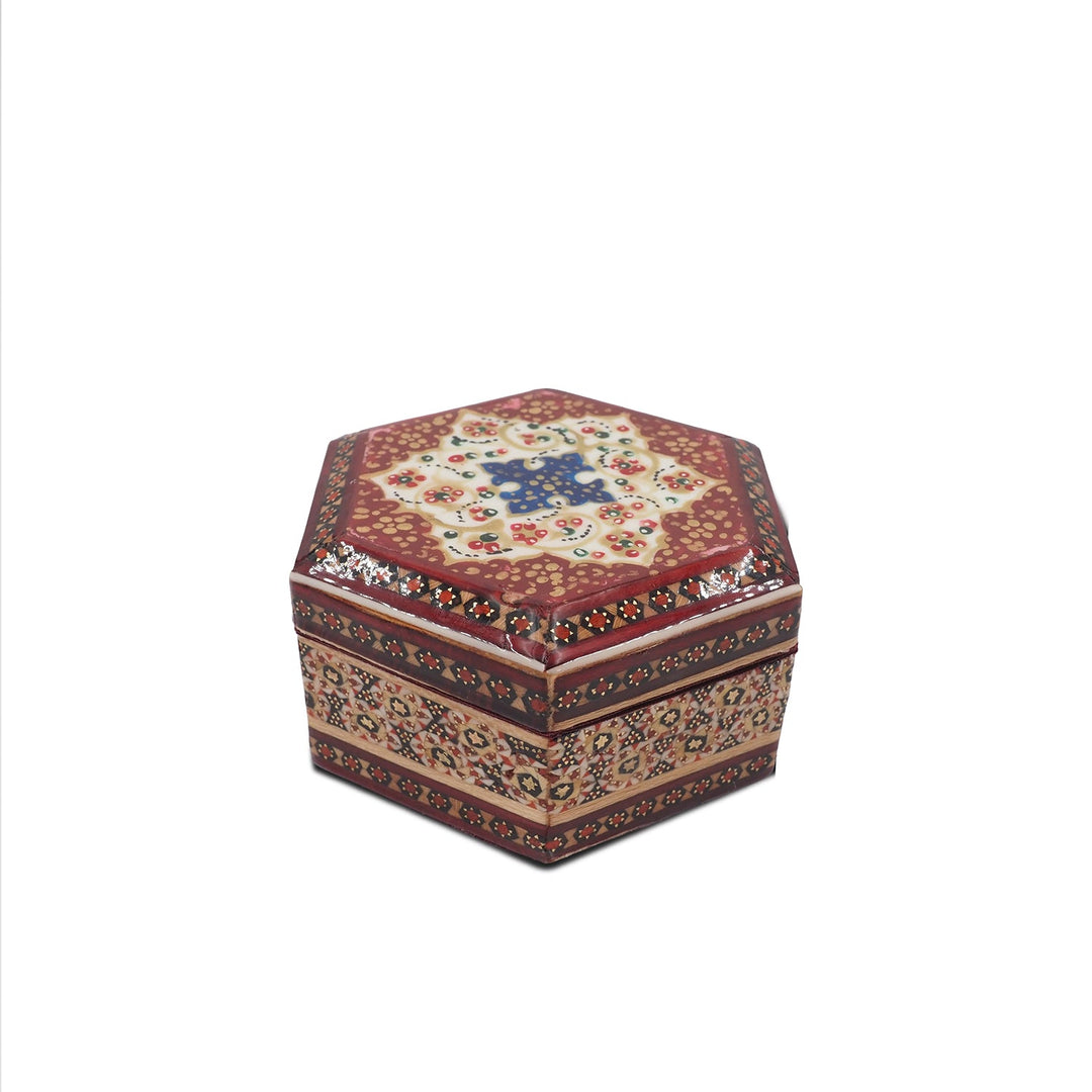 Handcrafted Hatem Inlaid Wooden Decorative Box - WAAH288