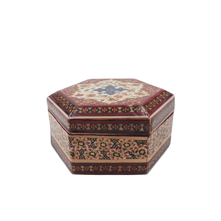 Handcrafted Hatem Inlaid Wooden Decorative Box - WAAH288