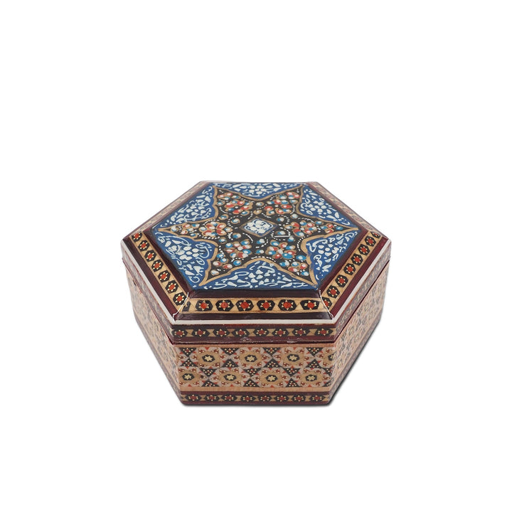 Handcrafted Hatem Inlaid Wooden Decorative Box - WAAH289